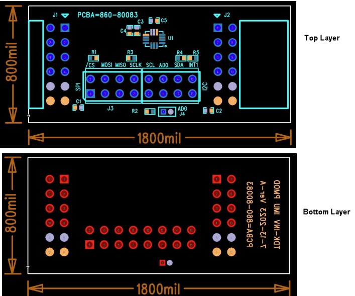 TDK InvenSense QCIoT-ICM42688P Pmod™评估板