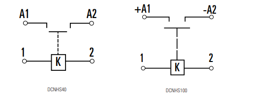 框图 - Littelfuse DCNHS 1000VDC最大接触器继电器