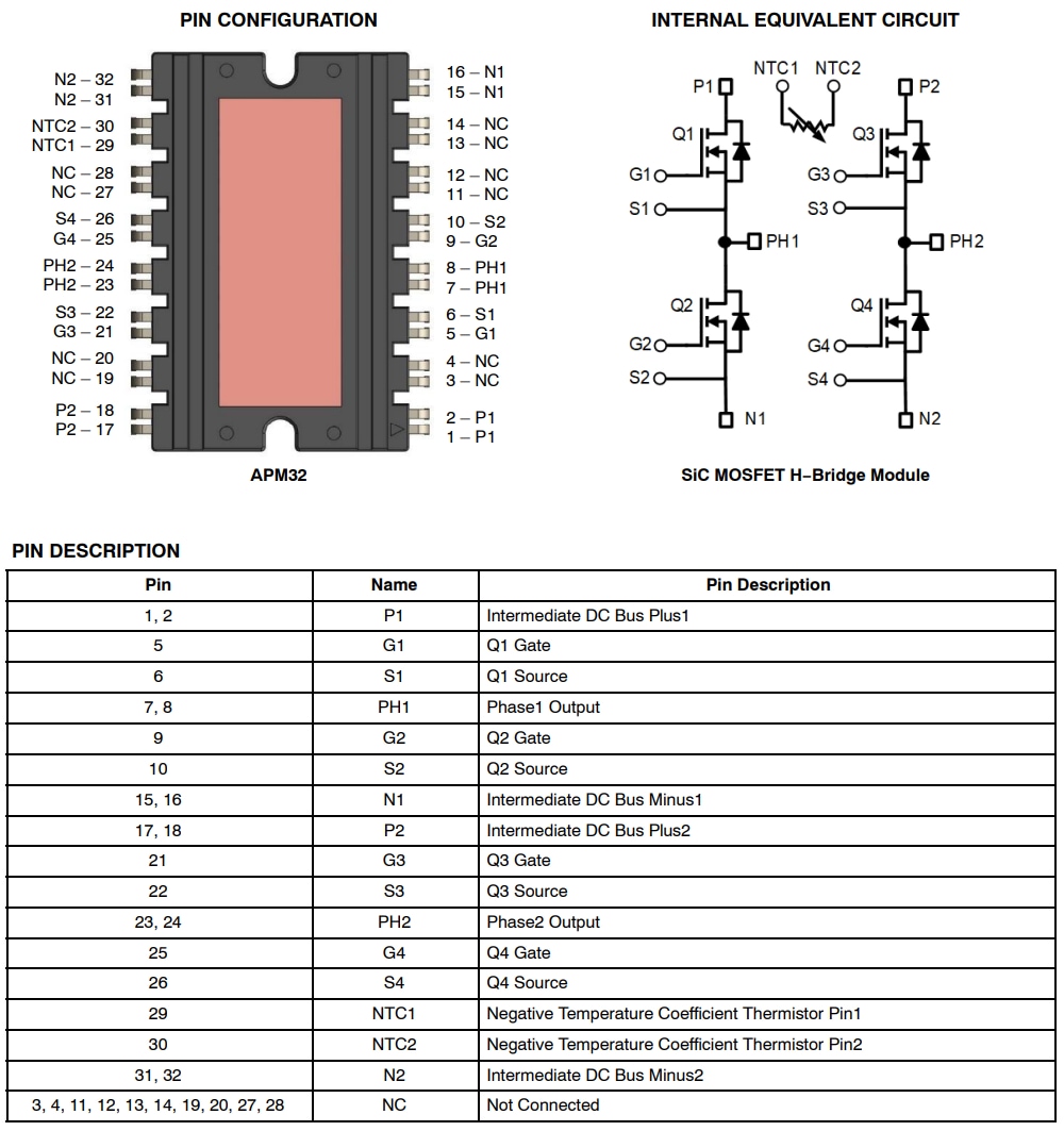 onsemi NVXK2TR40WXT碳化硅 (SiC) 模块