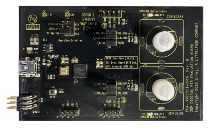图表 - Zilog / IXYS ZDP323数字无源红外 (PIR) 传感器
