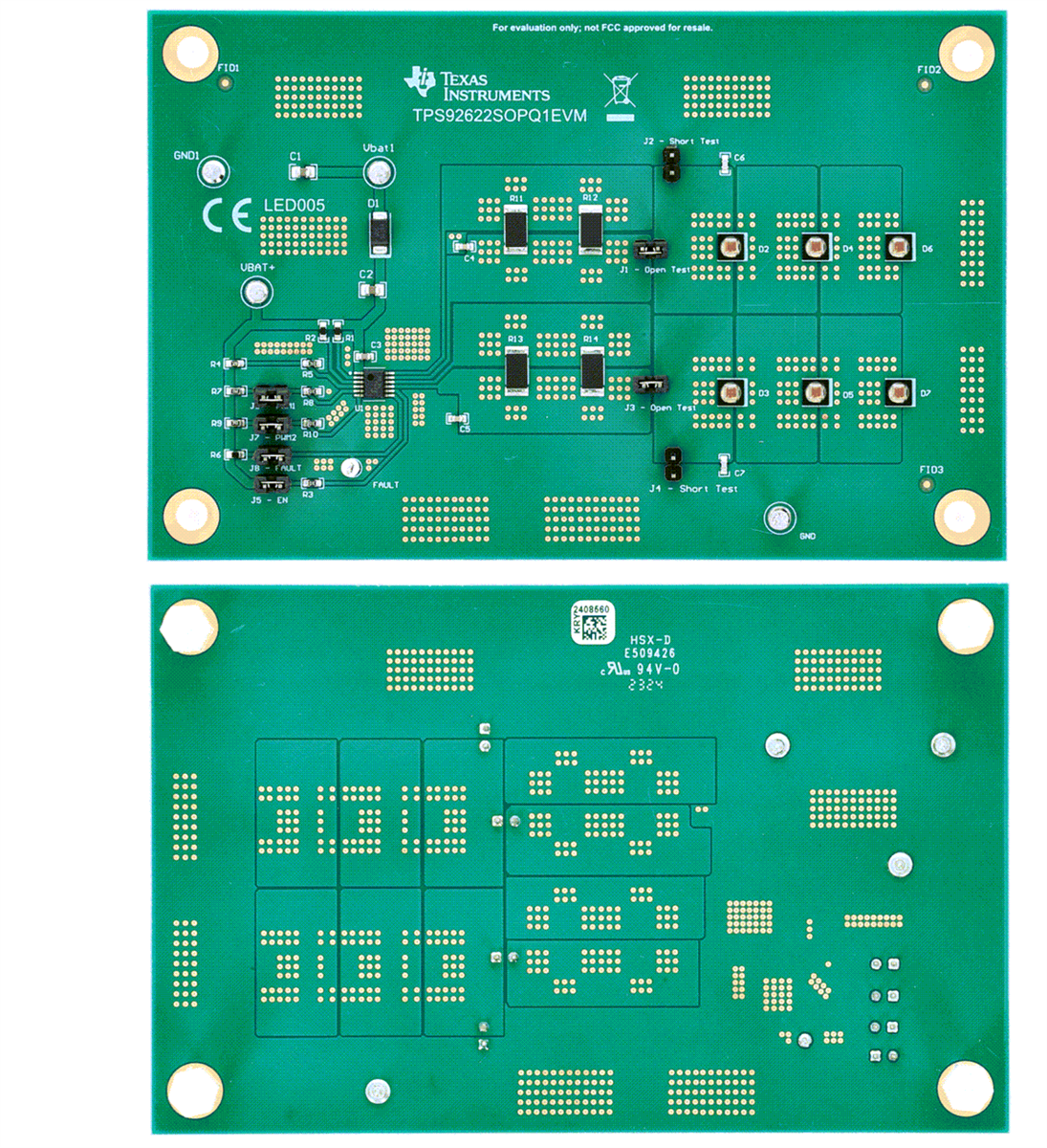 Texas Instruments TPS92622SOPQ1EVM 驱动评估模块