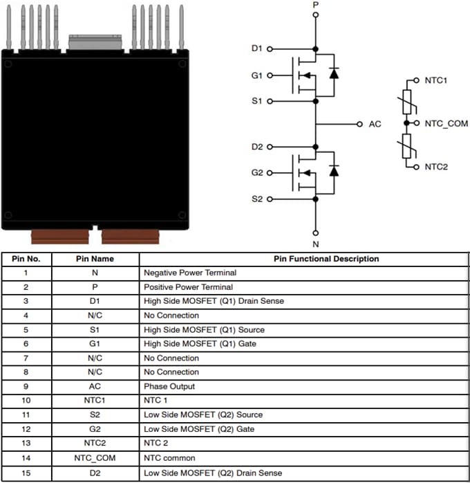 onsemi NVVR26A120M1WSx碳化矽（SiC）