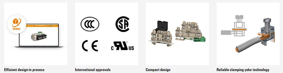 信息图 - Weidmuller Klippon® Connect W2C和W2T接线端子