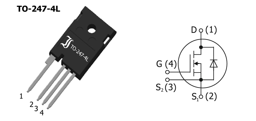 Application Circuit Diagram - Diotec Semiconductor DIF065SIC0x0 Silicon Carbide (SiC) MOSFETs