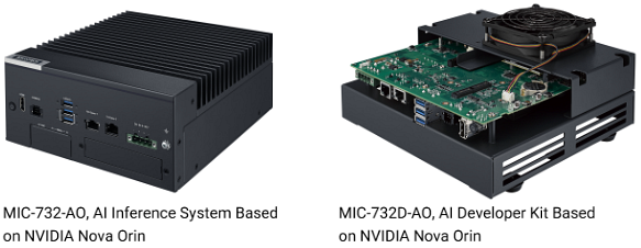 信息图 - Advantech MIC-732D-AO NVIDIA® Isaac Nova Orin™ AI开发套件