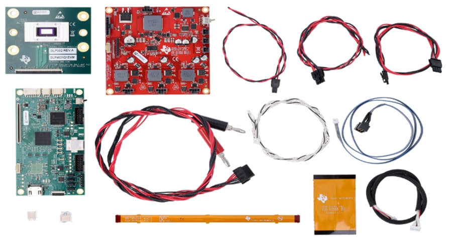 图表 - Texas Instruments DLP4621Q1EVM 评估模块（EVM）