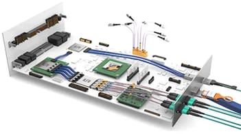 信息图 - Samtec Firefly™中板光学收发器解决方案