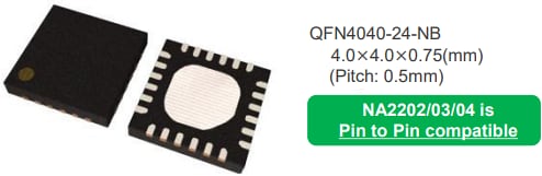 信息图 - Nisshinbo NA220x 5V模拟前端 (AFE)