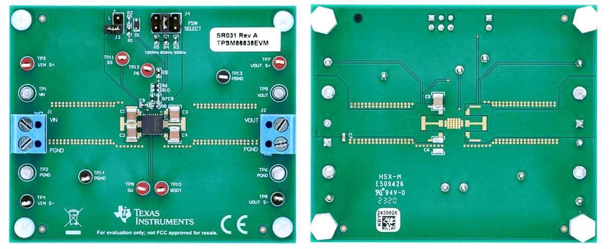 Texas Instruments TPSM86838EVM 驱动评估模块