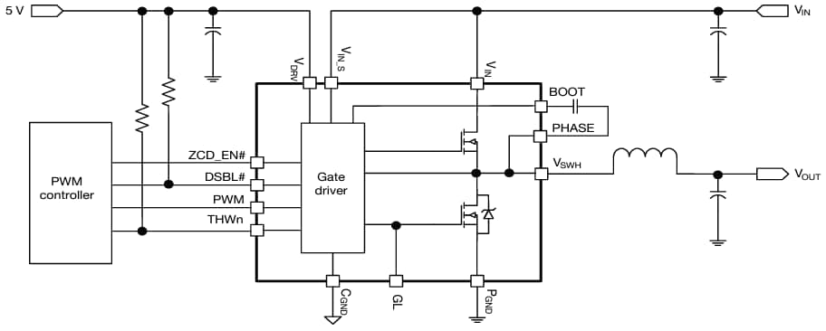 Vishay Semiconductors SiC653A 50 A VRPower®集成功率级