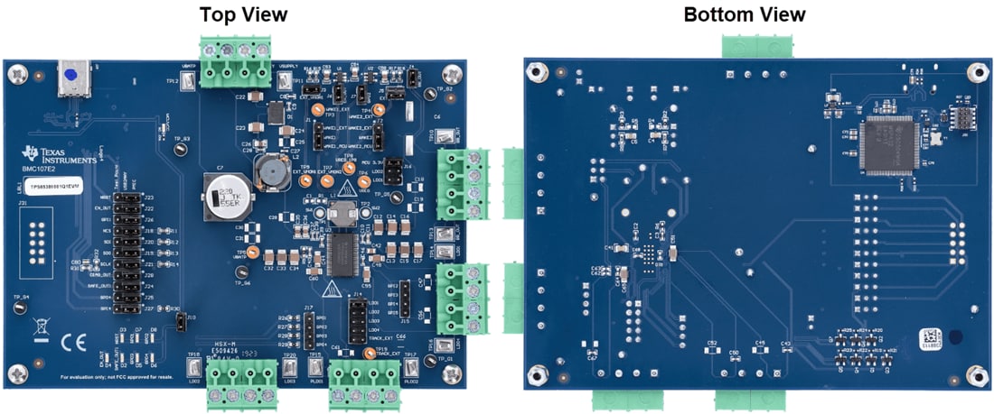 机械图纸 - Texas Instruments TPS65386001Q1EVM 评估模块（EVM）