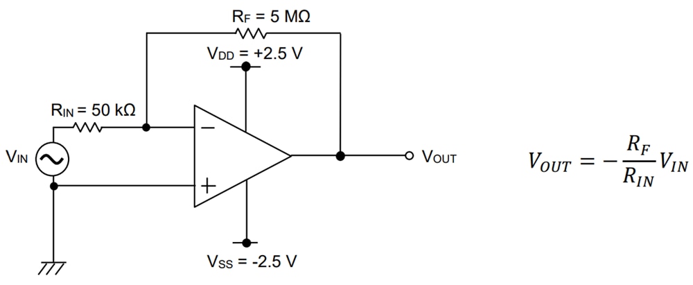 应用电路图 - ROHM Semiconductor LMR1901YG-M汽车用CMOS运算放大器