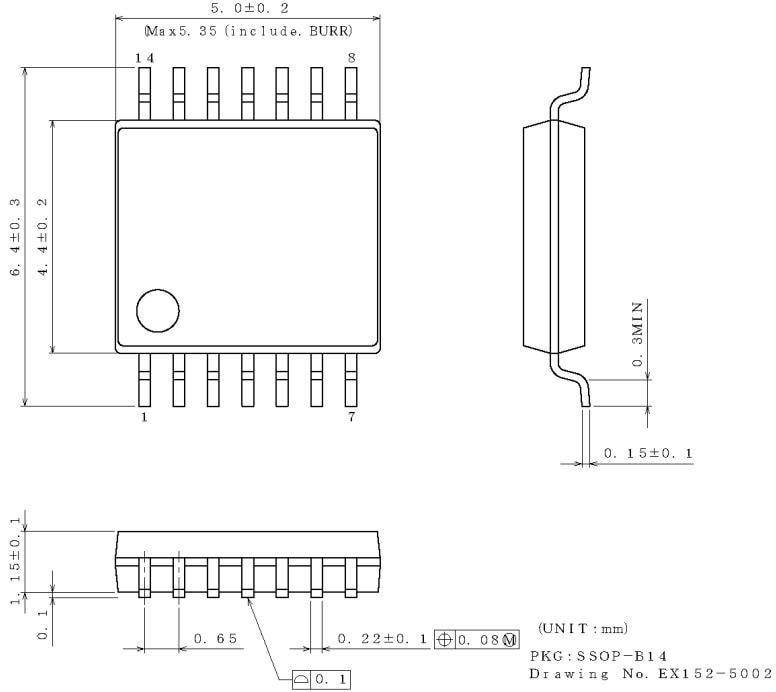 ROHM Semiconductor BD74C00FV-C汽车用四通道2输入与非门