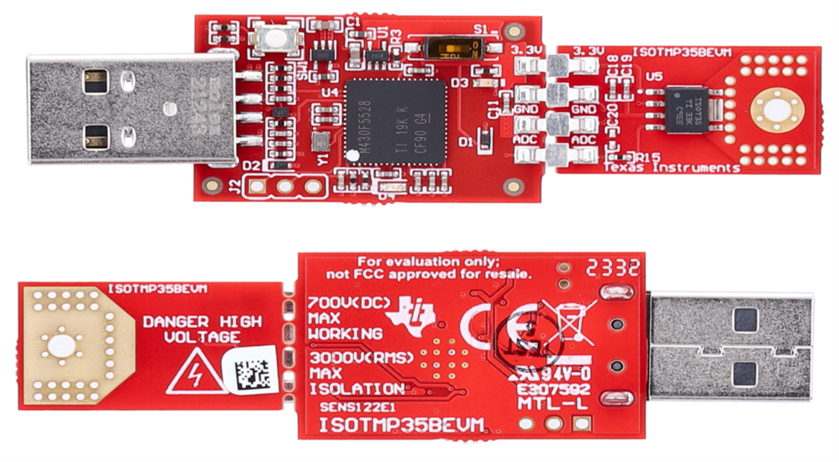 Texas Instruments ISOTMP35BEVM评估模块