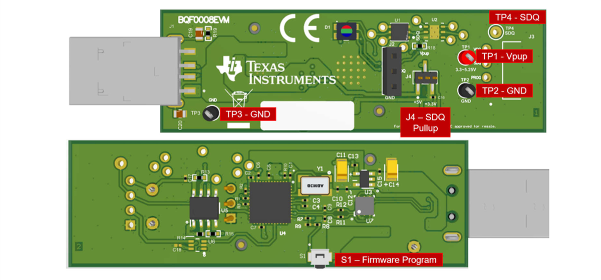 位置电路 - Texas Instruments BQF0008EVM评估模块