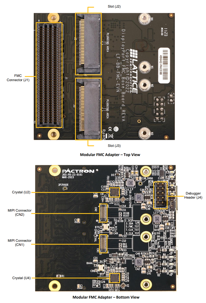 Lattice Semiconductor 模块化FMC转接板与DisplayPort子卡