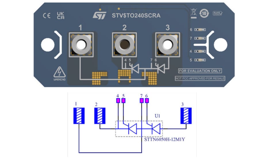 STMicroelectronics STEVAL-TO240SCR 评估板