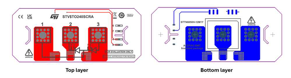 应用电路图 - STMicroelectronics STEVAL-TO240SCR 评估板