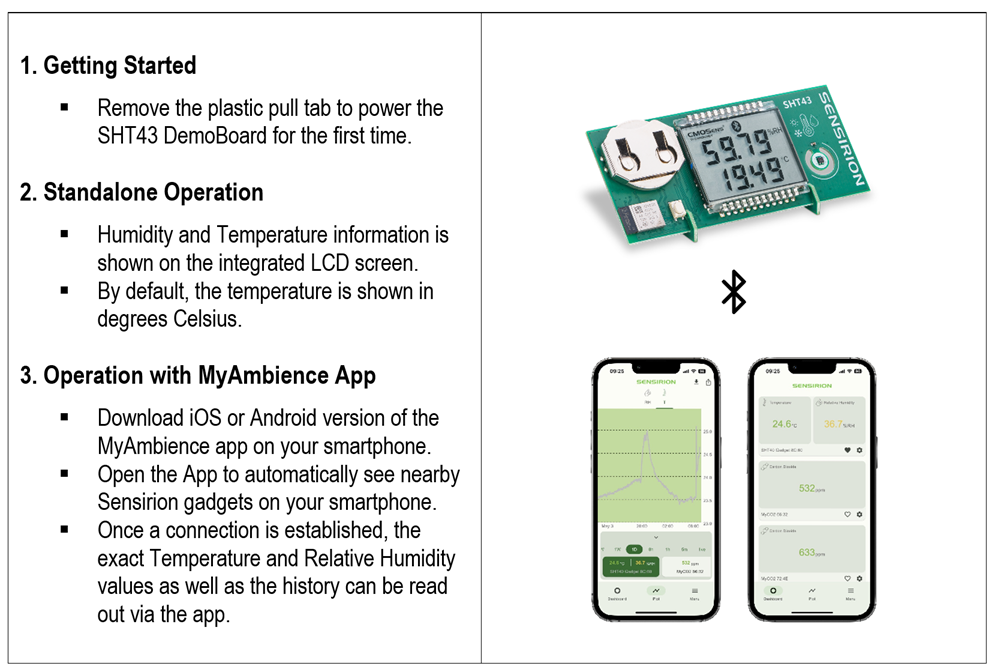 Sensirion SHT43演示板