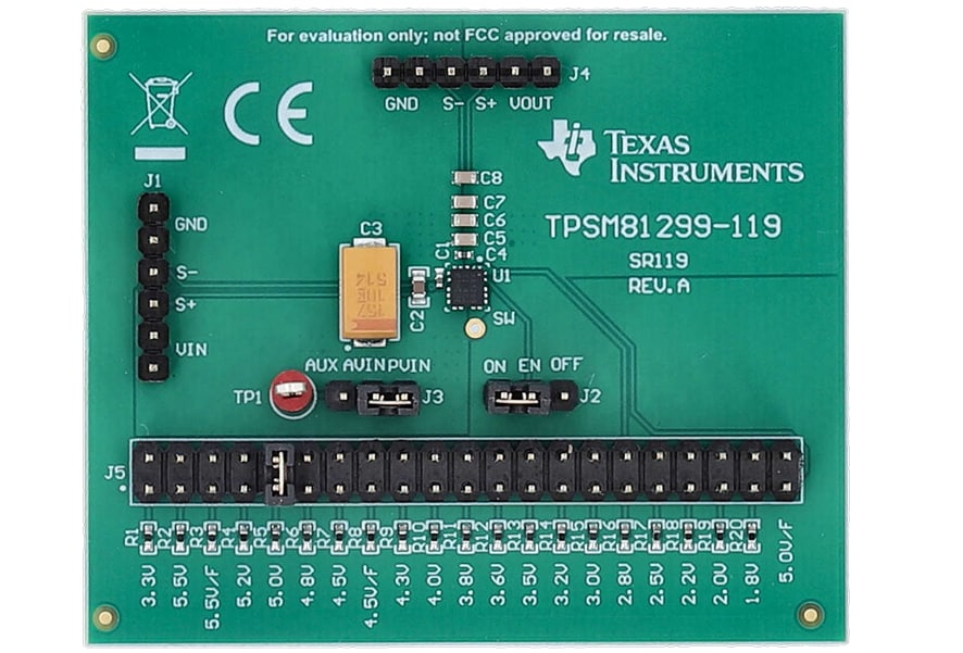 位置电路 - Texas Instruments TPSM61299EVM-119 评估模块