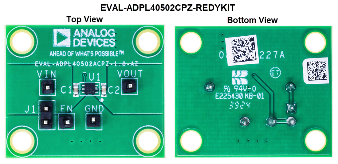 机械图纸 - Analog Devices Inc. EVAL-ADPL40502-REDYKIT 评估板