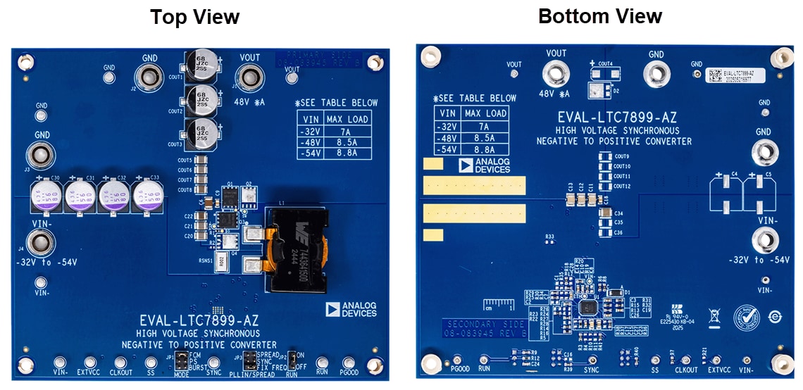 机械图纸 - Analog Devices Inc. EVAL-LTC7899-AZ 评估板