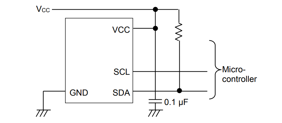 应用电路图 - ROHM Semiconductor WL-CSP系列EEPROM