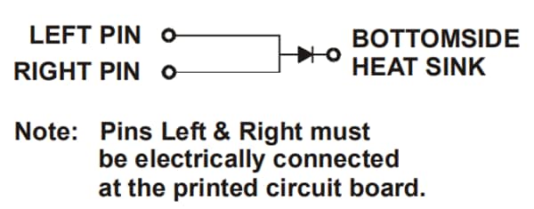 原理图 - Diodes Incorporated DTH1006P5玻璃钝化快速恢复整流器