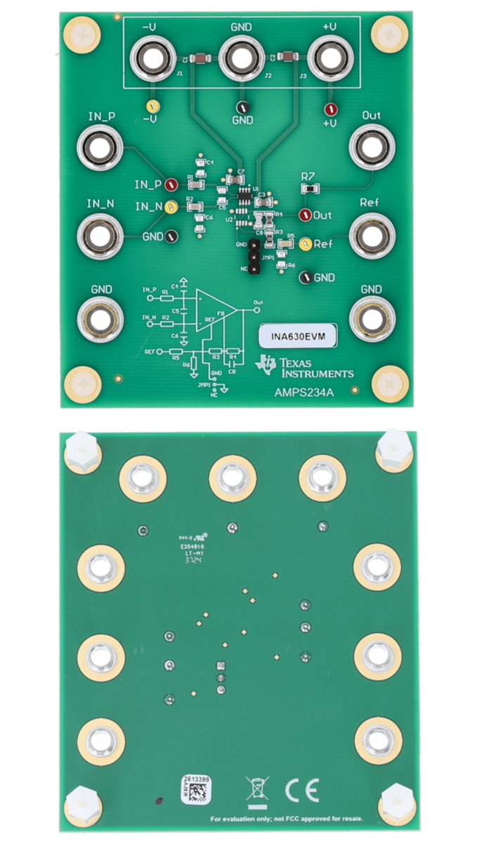 Texas Instruments INA630EVM评估模块
