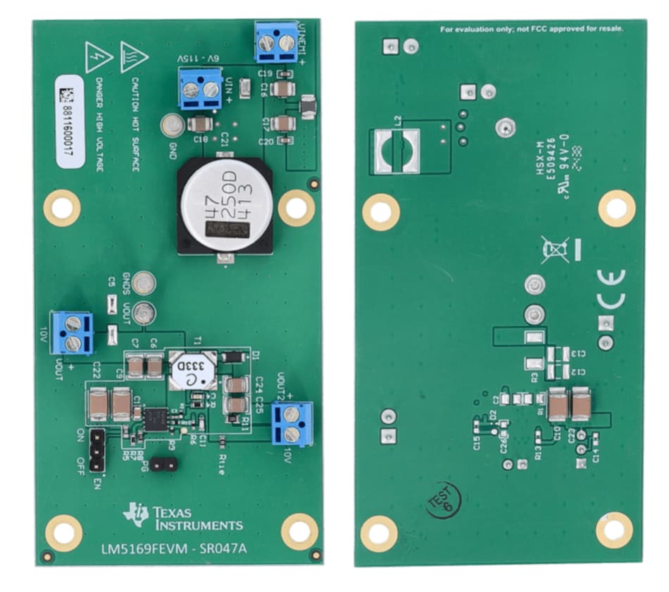 Texas Instruments LM5169FEVM评估模块