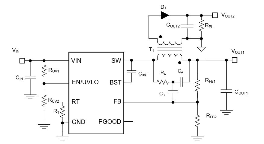 原理图 - Texas Instruments LM5169FEVM评估模块