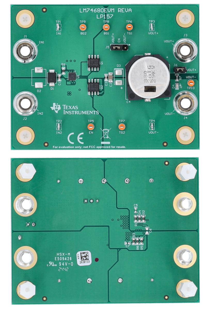 Texas Instruments LM74680EVM评估模块
