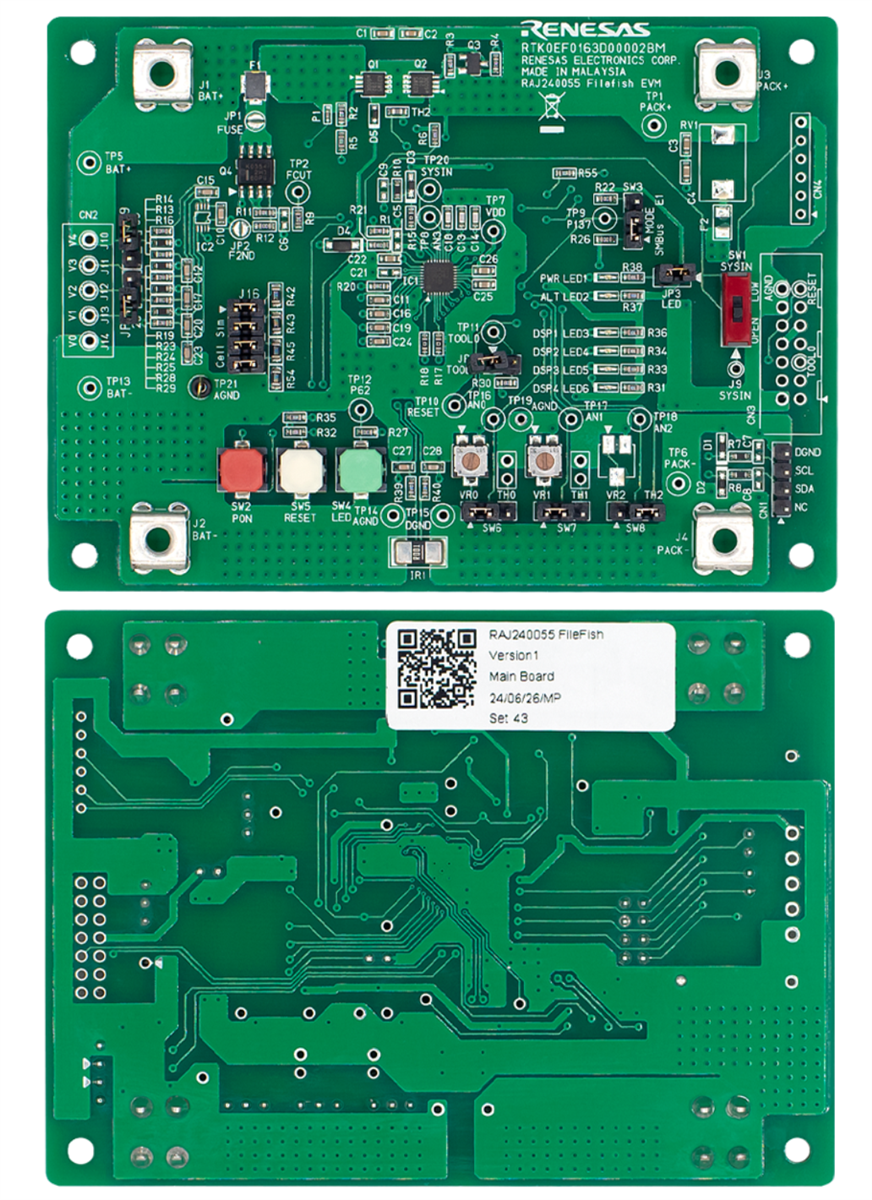 Renesas Electronics RAJ240055 R-BMS F评估套件
