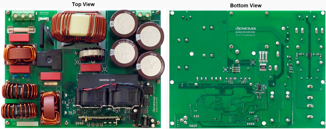 机械图纸 - Renesas Electronics RTDTTP4200W066A GaN评估板