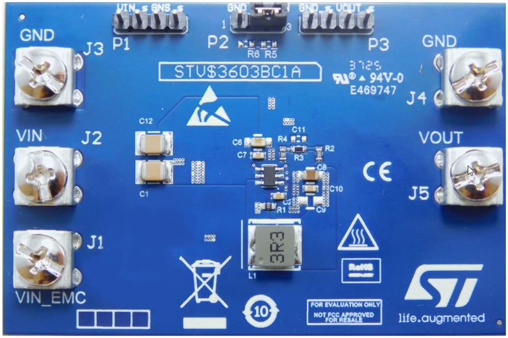 机械图纸 - STMicroelectronics STEVAL-3603BC1 评估板