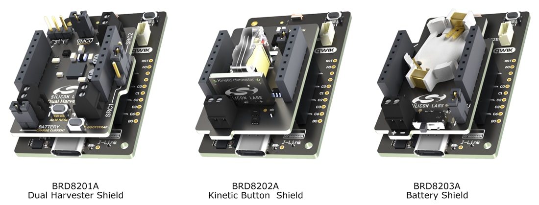 机械图纸 - Silicon Labs xG22-EK8200A能量采集探索套件
