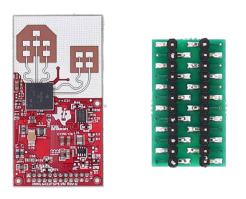 机械图纸 - Texas Instruments IWRL6432FSPEVM传感器评估模块 (EVM)
