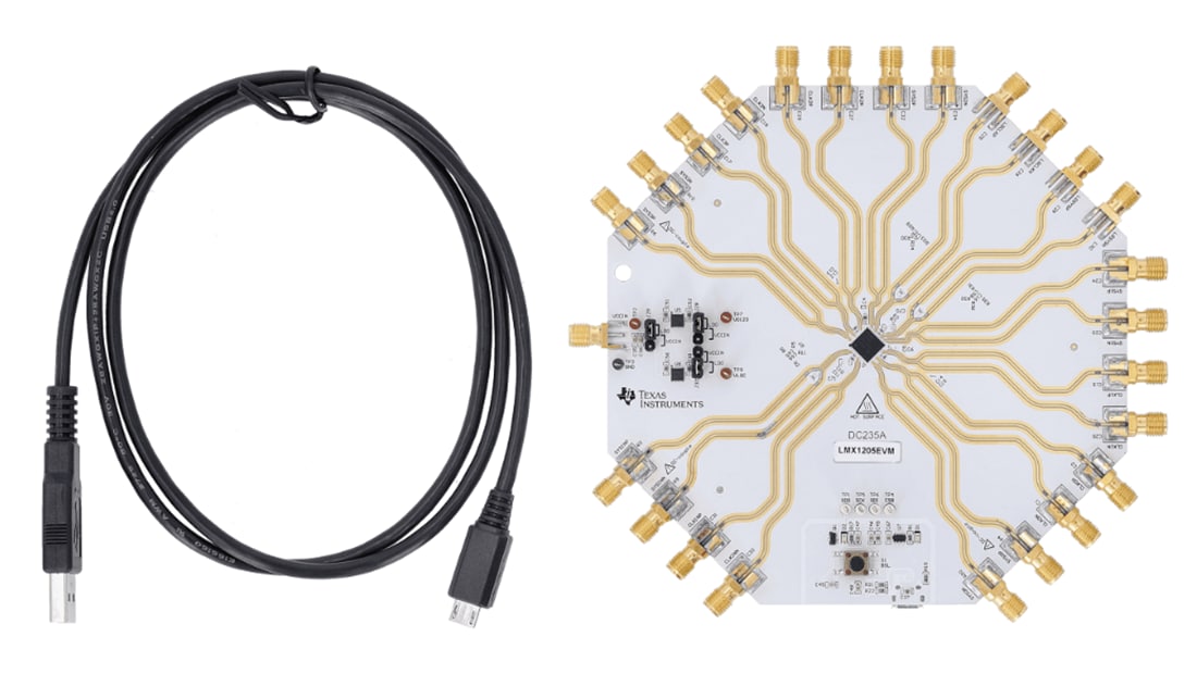 机械图纸 - Texas Instruments LMX1205EVM 评估模块（EVM）