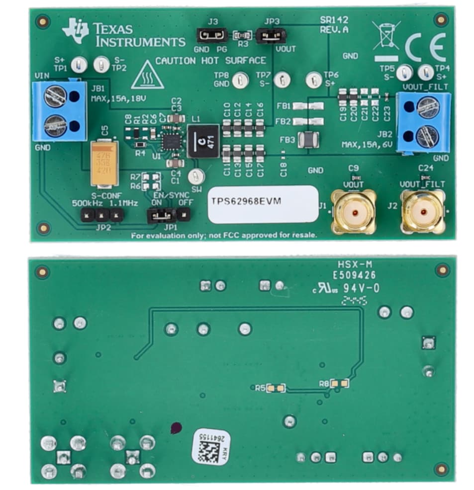 Texas Instruments TPS62968EVM评估模块