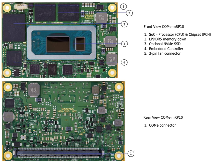 Location Circuit - JUMPtec COMe-mRP10 (E2) COM Express® Mini Type 10 Module