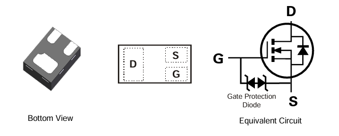 应用电路图 - Diodes Incorporated DMN2992UFA 20V N沟道增强模式MOSFET