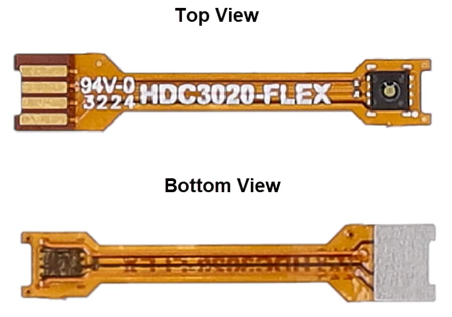 机械图纸 - Texas Instruments HDC3020FLXEVM传感器评估模块 (EVM)