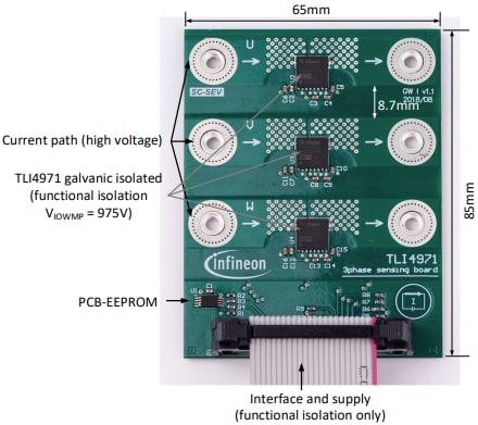 Infineon Technologies TLI4971 EVAL 120A评估板