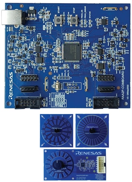 机械图纸 - Renesas Electronics RAA2P3226传感器评估工具