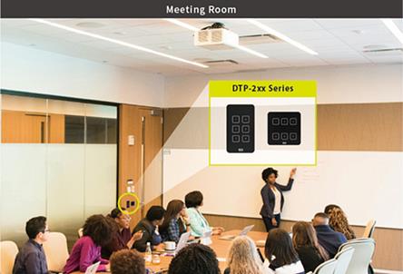 信息图 - MEAN WELL DTP-2x DALI-2照明触控面板（按钮）