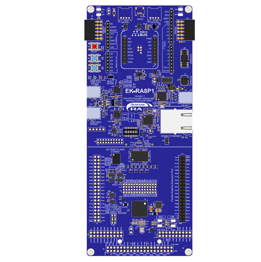 位置电路 - Renesas Electronics EK-RA8P1 评估套件