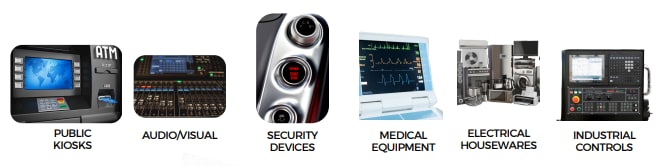 E-Switch PVHC7系列防破坏开关