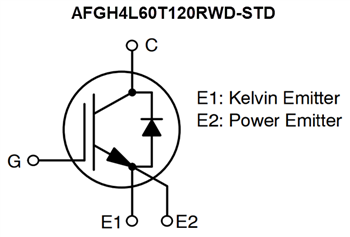 原理图 - onsemi AFGH4L60T120RWx-STD N沟道场截止VII IGBT