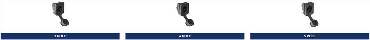 Amphenol Audio AX系列IP65级XLR连接器