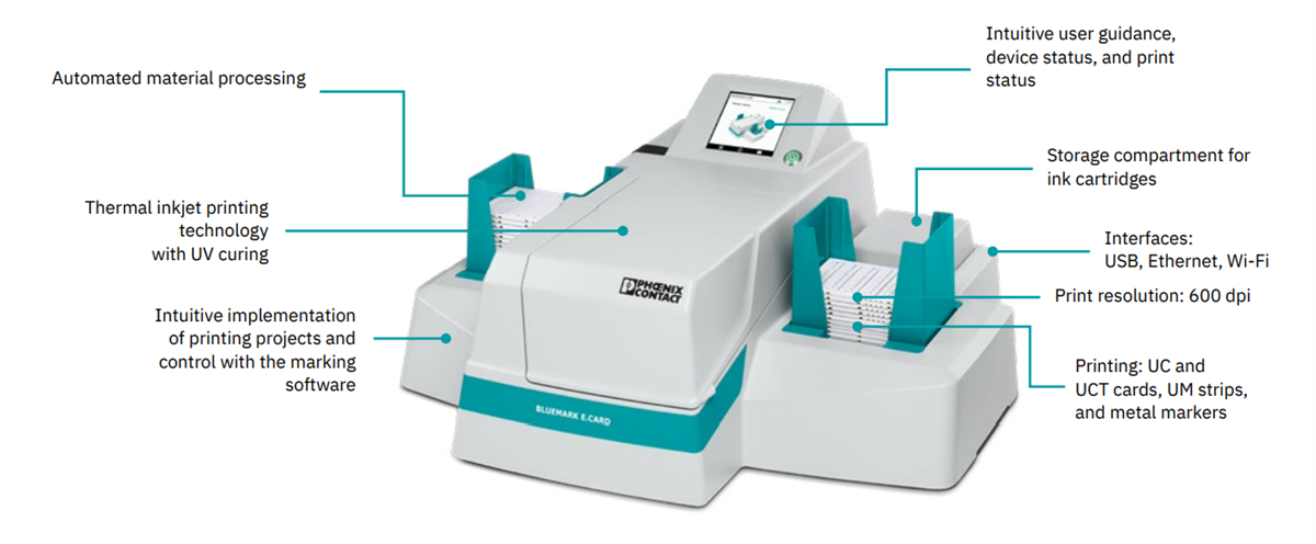 Phoenix Contact BLUEMARK E.CARD UV喷墨打印机
